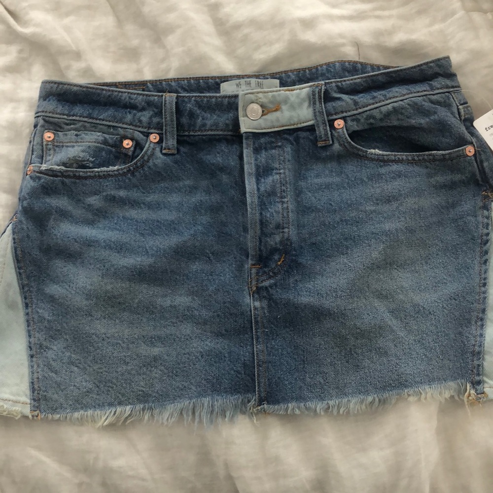 Free people Denim skirt